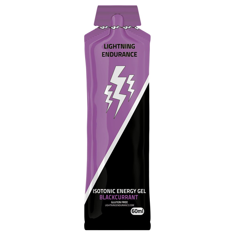 Lightning Endurance Isotonic Energy Gel 60ml czarna porzeczka - Lightning Endurance zdjęcie 1