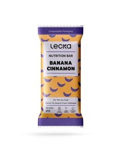 Lecka Nutrition Bar Banana Cinnamon - baton bananowy z cynamonem - LECKA zdjęcie 1