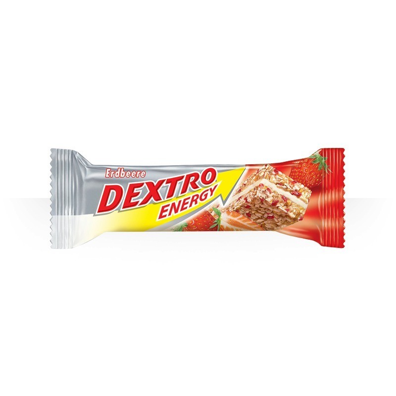 Dextro Energy Power Riegel Zbożowy baton energetyczny o smaku truskawkowym 35 g - Dextro Energy zdjęcie 1