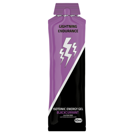 Lightning Endurance Isotonic Energy Gel 60ml czarna porzeczka