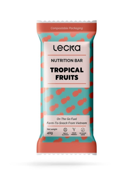 Lecka Nutrition Bar Tropical Fruits - baton odżywczy owoce tropikalne