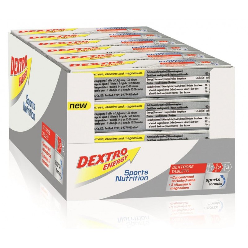 Dextro Energy dextroza w pastylkach zestaw 12op. - Dextro Energy