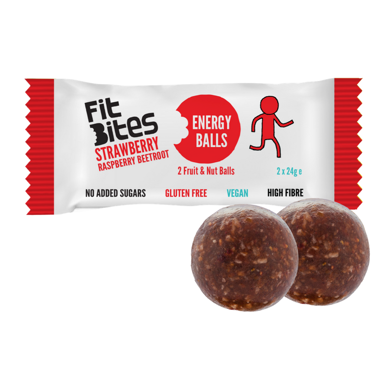 FitBites - Energetyczne kulki truskawka-malina-burak - FitBites