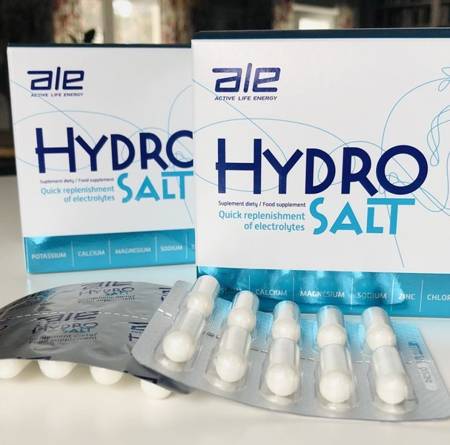 ALE HydroSalt elektrolity 60 kapsułek - ALE zdjęcie 2
