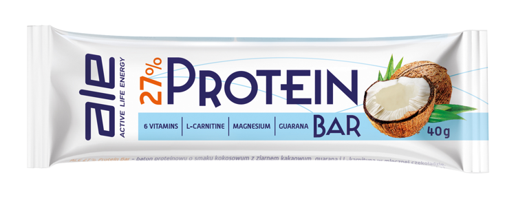 ALE 27% PROTEIN BAR BATON BIAŁKOWY 40g