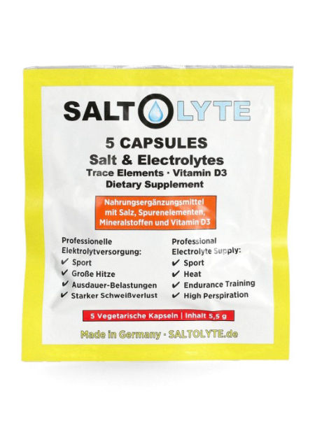 SALTOLYTE elektrolity saszetka 5 kapsułek - It's running Nutrition zdjęcie 1