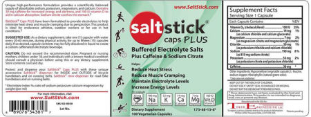 SaltStick Plus 100 kapsułek - SaltStick zdjęcie 2